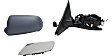 Driver and Passenger Side Mirrors, Power, Manual Folding, Heated, Paintable, No Signal Light, No Memory, No Puddle Light, No Auto-Dimming, No Blind Spot Feature