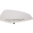 Driver and Passenger Side Mirror Glass, Heated, No Blind Spot Feature No Auto-Dimming