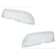 SET-AULLUS5361 Headlight Lens - Plastic, Direct Fit, Set of 2