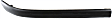 Front, Driver and Passenger Side Bumper Trims, Black, Sedan