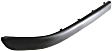 Front, Driver and Passenger Side Bumper Trims, Black, Sedan