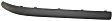 Front, Driver and Passenger Side Bumper Trim, Black, Sedan