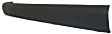 Front, Driver and Passenger Side Bumper Trim, Black, Sedan