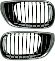 Driver and Passenger Side Grille Chrome