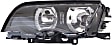 2001 BMW 330i - Driver and Passenger Side Halogen Headlight, With bulb(s), OE Replacement