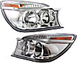 2006 Buick Rendezvous - Driver and Passenger Side Halogen Headlight, With bulb(s), OE Replacement