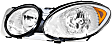 2005-2007 Buick LaCrosse - Driver and Passenger Side Halogen Headlight, With bulb(s), OE Replacement