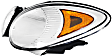 2005-2007 Buick LaCrosse - Driver and Passenger Side Halogen Headlight, With bulb(s), OE Replacement