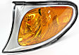 Driver and Passenger Side Corner Lights, With Bulb(s), Halogen, Titanium Surround Trim, Sedan/Wagon