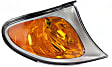 Driver and Passenger Side Corner Lights, With Bulb(s), Halogen, Titanium Surround Trim, Sedan/Wagon