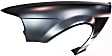 1992-1995 BMW 325i - Front, Driver and Passenger Side Fenders, Without turn signal light hole, Sedan, Body Code E36, For Models Without Side Repeater Lamps