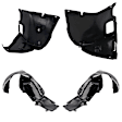 Front, Driver and Passenger Side, Front or Rear Section Fender Liner