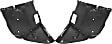 2001-2005 BMW 320i - Front, Driver and Passenger Side, Front Section, Fender Liner