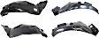 2011 BMW 335i - Front, Driver and Passenger Side, Front and Rear S Fender Liner, 4-Door, Sedan, For Non-M Sport Line (Non-M Sport Package) Models