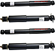 SET-B268000 Front and Rear, Driver and Passenger Side Shocks, Fits vehicle with 0 in. to 2 in. Rear Lowering, with Boot