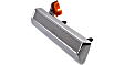 1980-1990 Oldsmobile Delta 88 - Front, Driver and Passenger Side Exterior Door Handle, Chrome, Without Key Hole