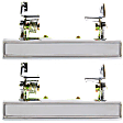 1985 Oldsmobile Cutlass Supreme - Front and Rear, Driver and Passenger Side Chrome Exterior Door Handle, Without Key Hole