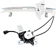 Front And Rear, Passenger Side Power Window Regulator, With Motor
