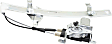 Front, Driver and Passenger Side Power Window Regulator, With Motor