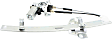 Front, Driver and Passenger Side Power Window Regulator, With Motor
