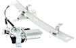 Front, Driver and Passenger Side Power Window Regulator, With Motor