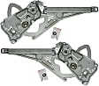 1992 BMW 325i - Sedan Front, Driver and Passenger Side Power Window Regulator, Without Motor