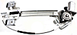 2000 Buick LeSabre - Front and Rear, Passenger Side Power Window Regulator, With Motor