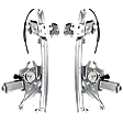 2005 Buick LeSabre - Front, Driver and Passenger Side Power Window Regulator, With Motor