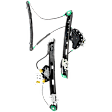 Front and Rear, Passenger Side Window Regulator, Power, Without Motor, E46 Body, Sedan/Wagon