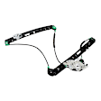 Front and Rear, Driver and Passenger Side Window Regulator, Power, Without Motor, E46 Body, Sedan/Wagon