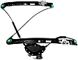 Front, Driver and Passenger Side Window Regulator, Power, Without Motor, E46 Body, Sedan/Wagon