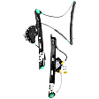 Front and Rear, Driver Side Window Regulator, Power, Without Motor, E46 Body, Sedan/Wagon