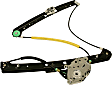 Front and Rear, Driver Side Window Regulator, Power, Without Motor, E46 Body, Sedan/Wagon