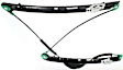 Front and Rear, Driver Side Window Regulator, Power, Without Motor, E46 Body, Sedan/Wagon