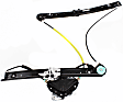 2003 BMW 325i - Front and Rear, Driver and Passenger Side Power Window Regulator, With Motor