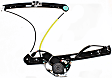 Front, Driver and Passenger Side Window Regulator, Power, With Motor, E46 Body, Sedan/Wagon