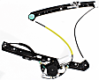 Front and Rear, Driver Side Window Regulator, Power, With Motor, E46 Body, Sedan/Wagon