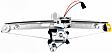 Front and Rear, Driver Side Window Regulator, Power, With Motor, E46 Body, Sedan/Wagon