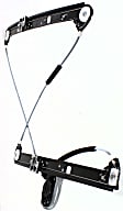 Front, Driver and Passenger Side Power Window Regulator, Without Motor