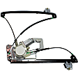 2000 BMW 528i - Front, Driver and Passenger Side Power Window Regulator, With Motor