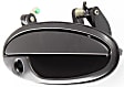 1999 Pontiac Grand Prix - Front and Rear, Driver and Passenger Side Smooth Black Exterior Door Handle, Front Driver and Passenger Side - With Key Hole; Rear Driver and Passenger Side - Without Key Hole