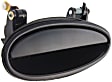 1997-2008 Pontiac Grand Prix - Front and Rear, Driver and Passenger Side Smooth Black Exterior Door Handle, Without Key Hole