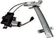 Rear, Driver and Passenger Side Power Window Regulator, With Motor