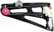 Rear, Driver and Passenger Side Power Window Regulator, With Motor