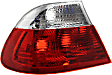 Driver and Passenger Side, Inner and Outer Halogen Tail Light, Without bulb(s), OE Replacement, Coupe