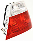 Driver and Passenger Side, Inner and Outer Halogen Tail Light, Without bulb(s), OE Replacement, Coupe