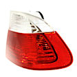 Passenger Side, Inner and Outer Halogen Tail Light, Without bulb(s), OE Replacement, Coupe