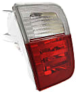 Driver and Passenger Side, Inner Halogen Tail Light, Without bulb(s), OE Replacement