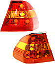 Driver and Passenger Side, Outer Halogen Tail Light, Without bulb(s), OE Replacement