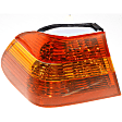 Driver Side, Inner And Outer Halogen Tail Light, Without bulb(s), OE Replacement